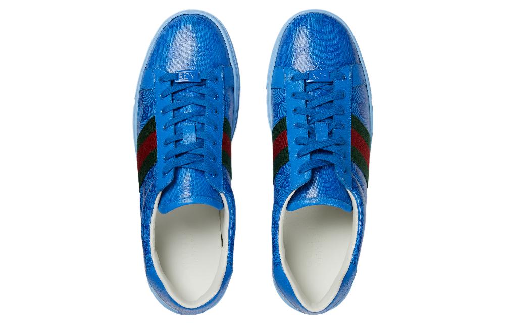 Gucci  Ace GG Crystal Canvas 'Blue' 760775-FACRF-4349