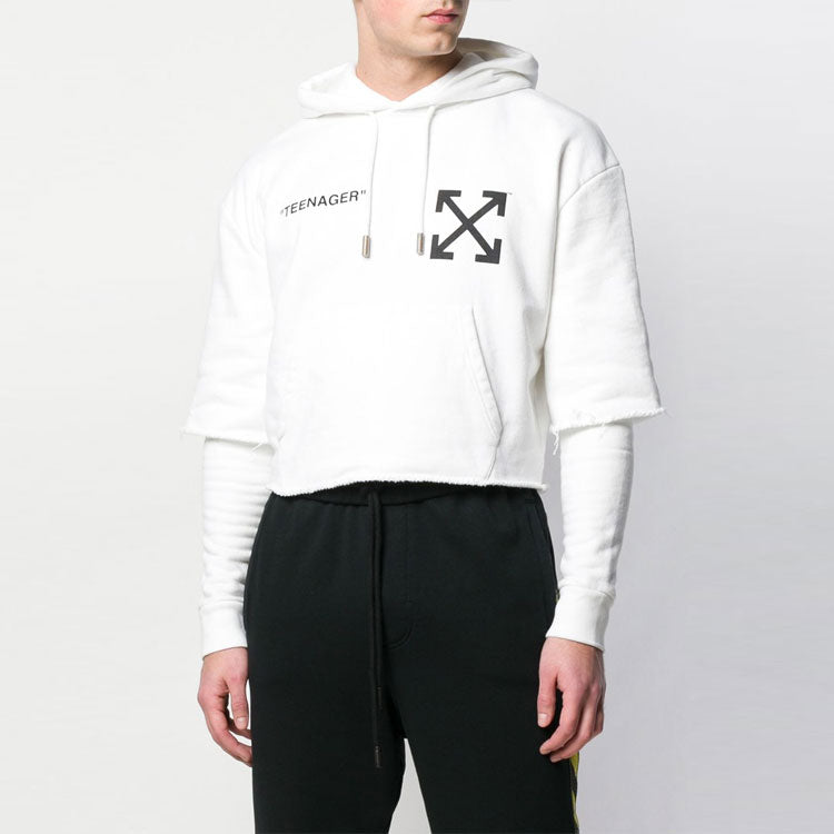 Off-White Bart logo Slim Fit Short Ordinary Version White OMBB048S19D250350188
