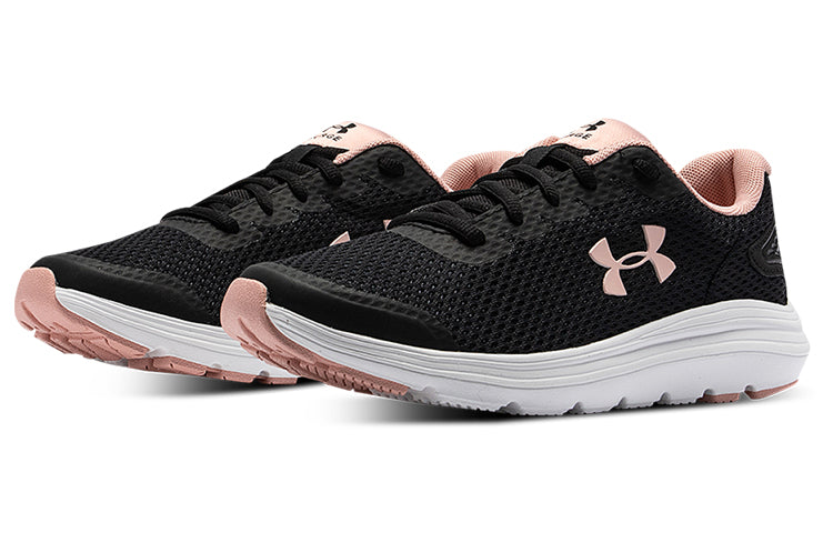 (WMNS) Under Armour Surge 2 Black/Pink 3022605-004