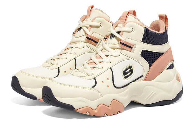 (WMNS) Skechers D'Lites 3.0 'Creamwhite Blue' 167266-NTNV