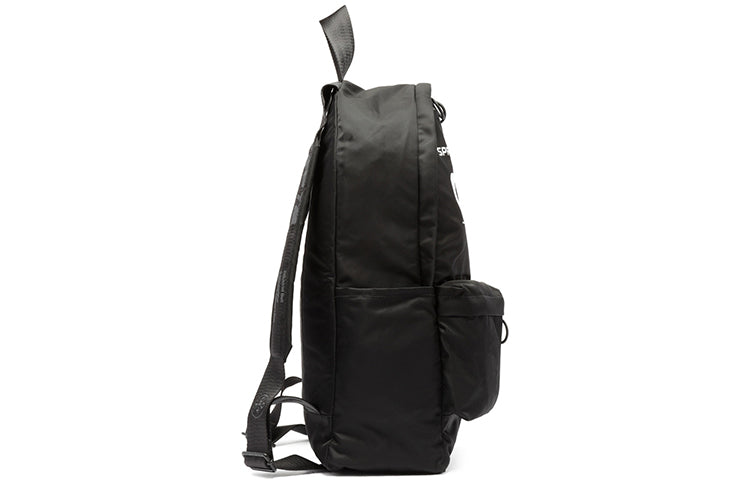 Off-White Wavy Logo Backpack Off Slogan Printing Black OMNB003R20E480041001