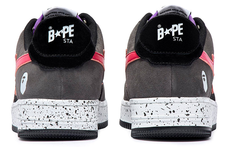A BATHING APE Bape Sta 'Dark Grey Purple Pink' 1I20-191-008-GP