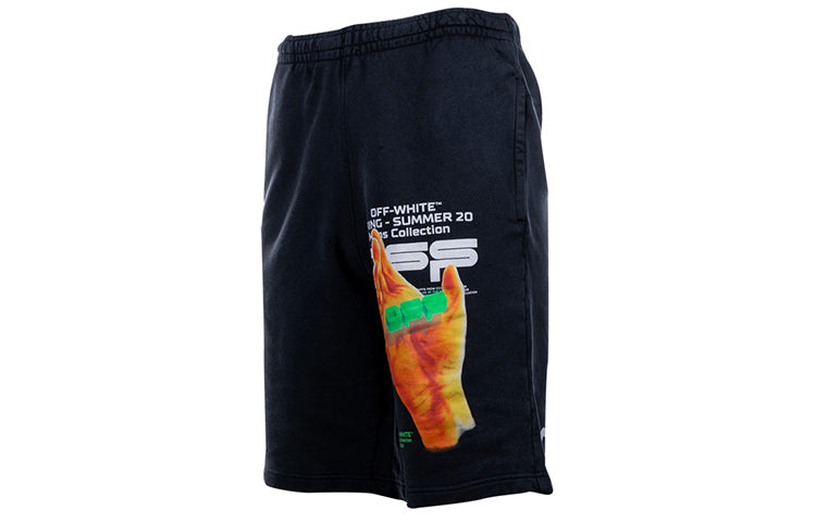 Off-White Printing Casual Shorts Version Black OMCI006R20E300131088