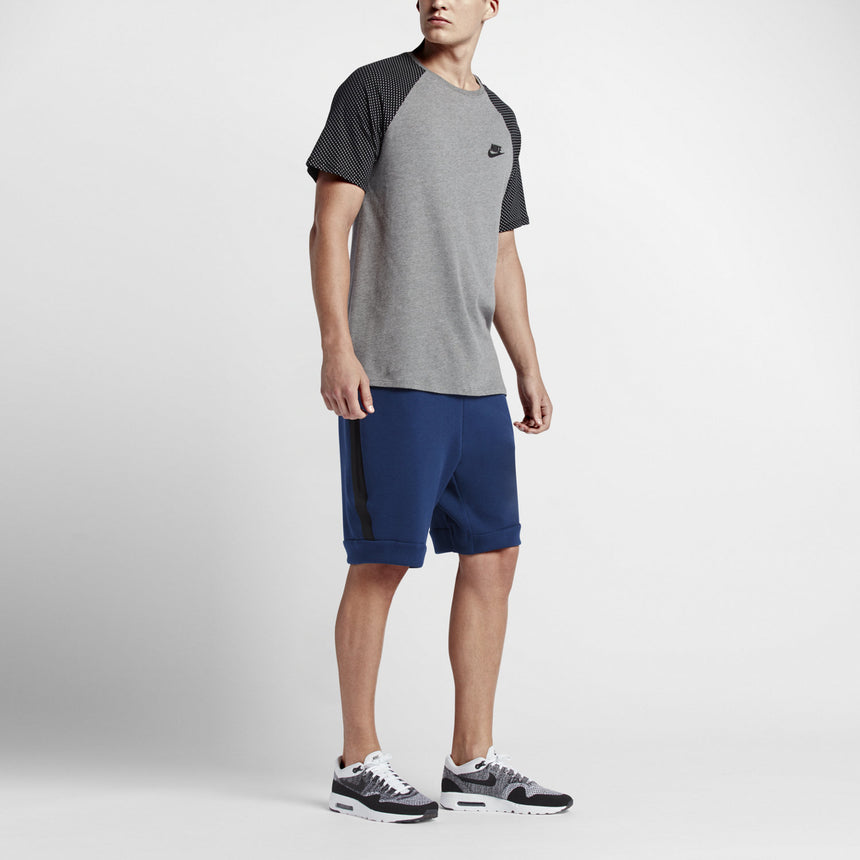 Nike Lacing Knit Casual Sports Shorts Navy Blue 805161-423