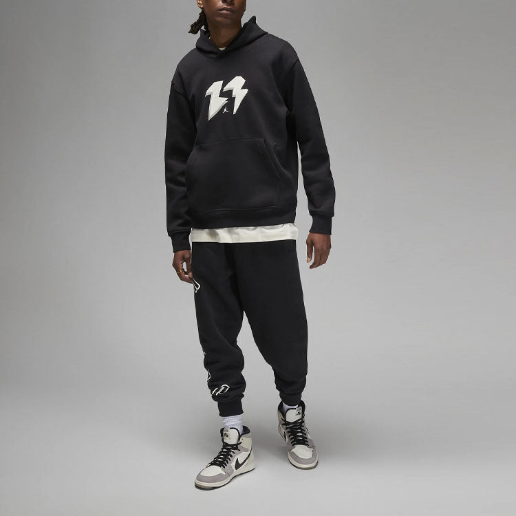 Air Jordan Flight MVP Fleece Pullover Hoodie 'Black' FB7021-010