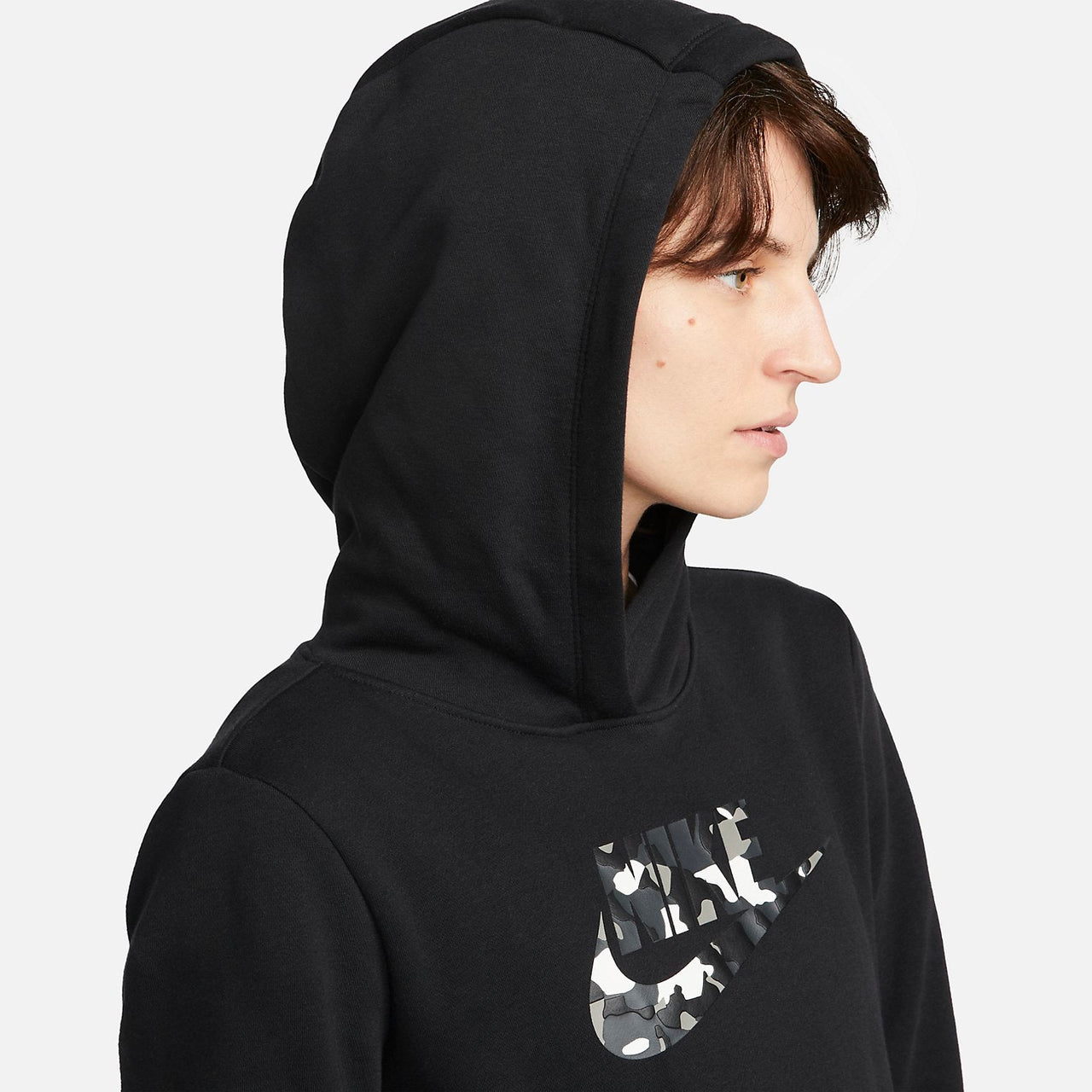 (WMNS) Nike Polera Sportswear Mujer Club Fleece 'Negro' DQ6108-010