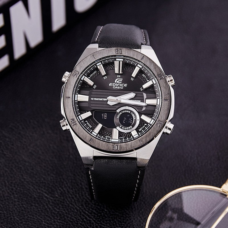 CASIO EDIFICE Series Vintage Fashion Men's Mens Black Analog ERA-110BL-1A