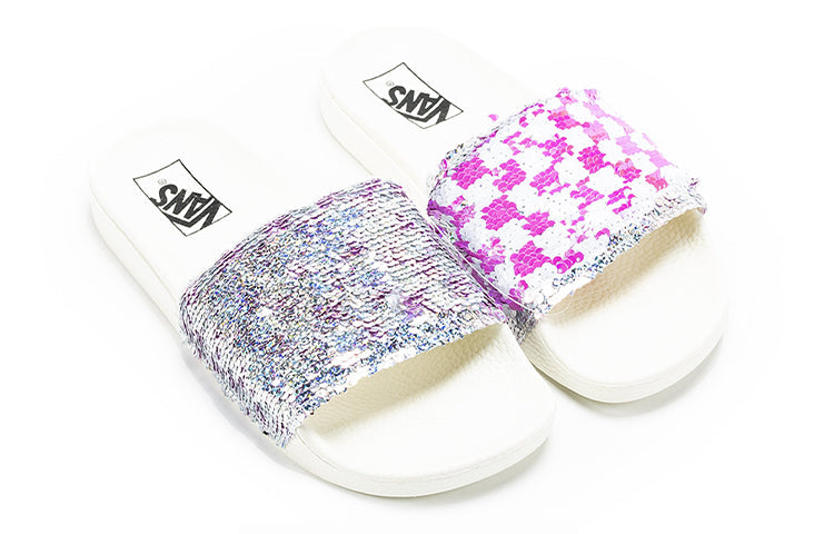 Vans Slide-On Slippers White/Purple VN0004LGUSA
