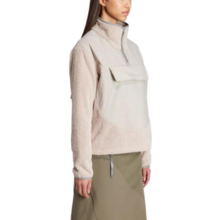 (WMNS) adidas Terrex + and wander Xploric Midlayer Top 'Beige' IB4814