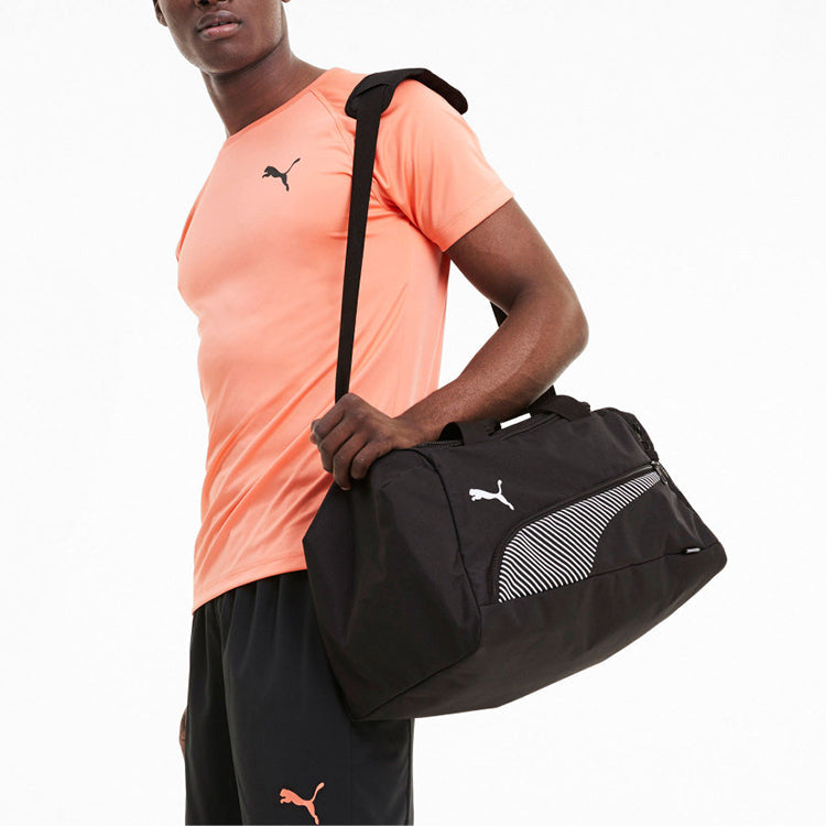 PUMA Fundamentals Sport Bag 'Black White' 077289-01