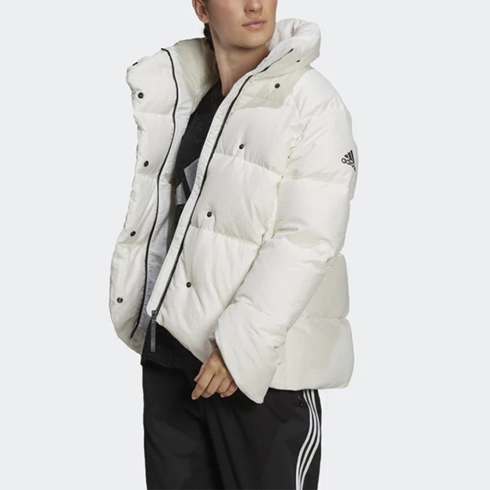 (WMNS) adidas Big Baffle Jacket Asia Sizing 'White' GT6542