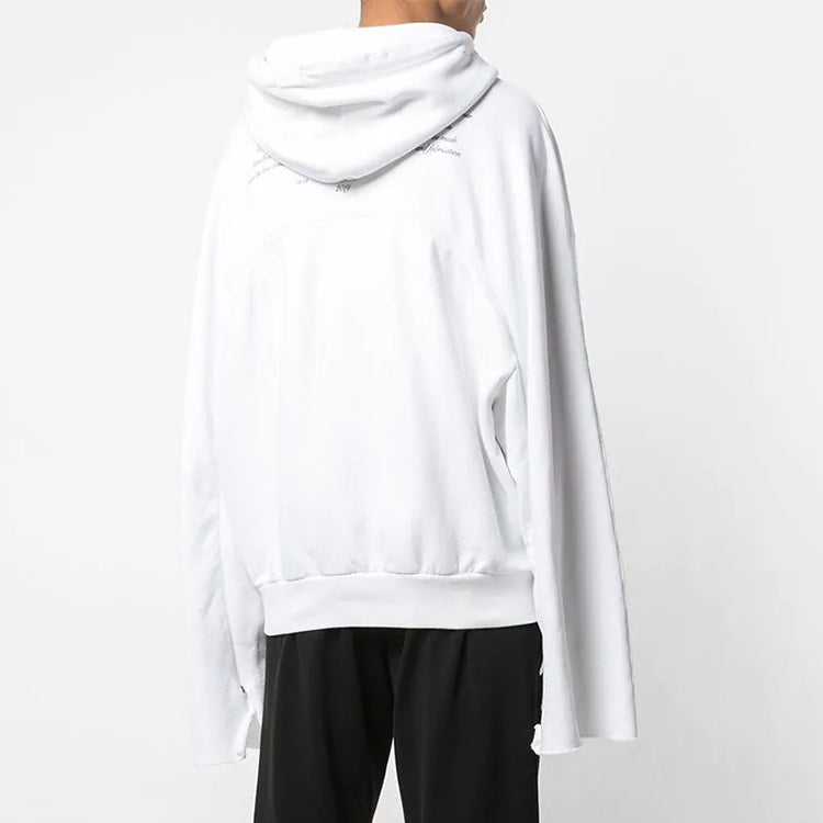 Off-White MJ Pattern Printing Loose White OMBB025S19D250020110