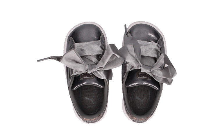 (TD) PUMA Basket Heart Lunar Lux 'Smoked Pearl' 365995-01
