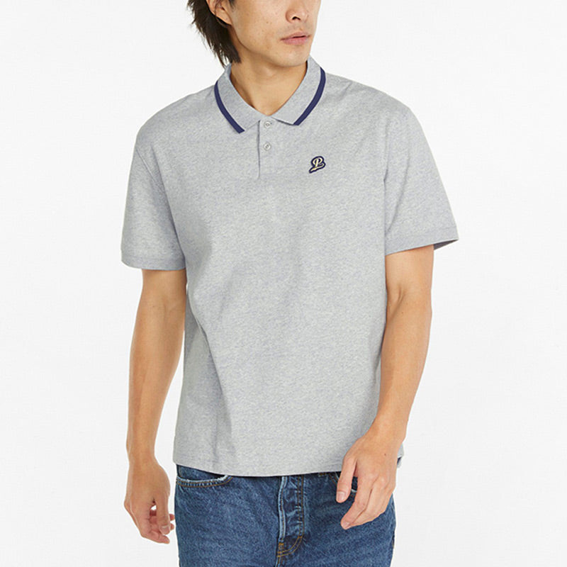 PUMA Team Polo Tee 'Grey' 536945-04
