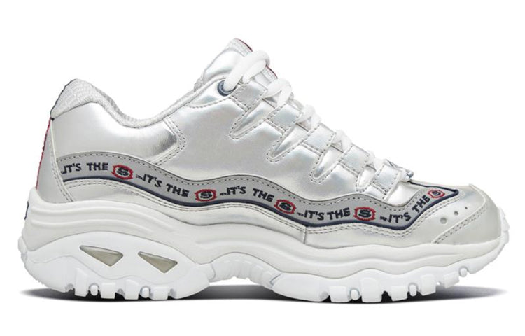 (WMNS) Skechers Energy Running Shoes Silver 13419-SIL