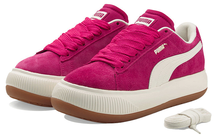 (WMNS) PUMA Suede Mayu Up 'Wine Red Creamwhite' 381650-06