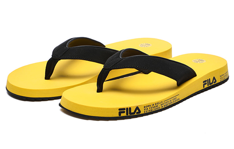 FILA Trevi Slides 'Yellow Black' F12M226508FBK