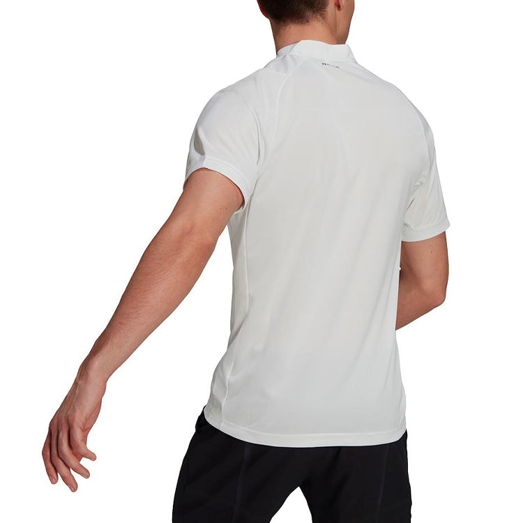 adidas Tennis Sports Short Sleeve Polo Shirt White GP7833