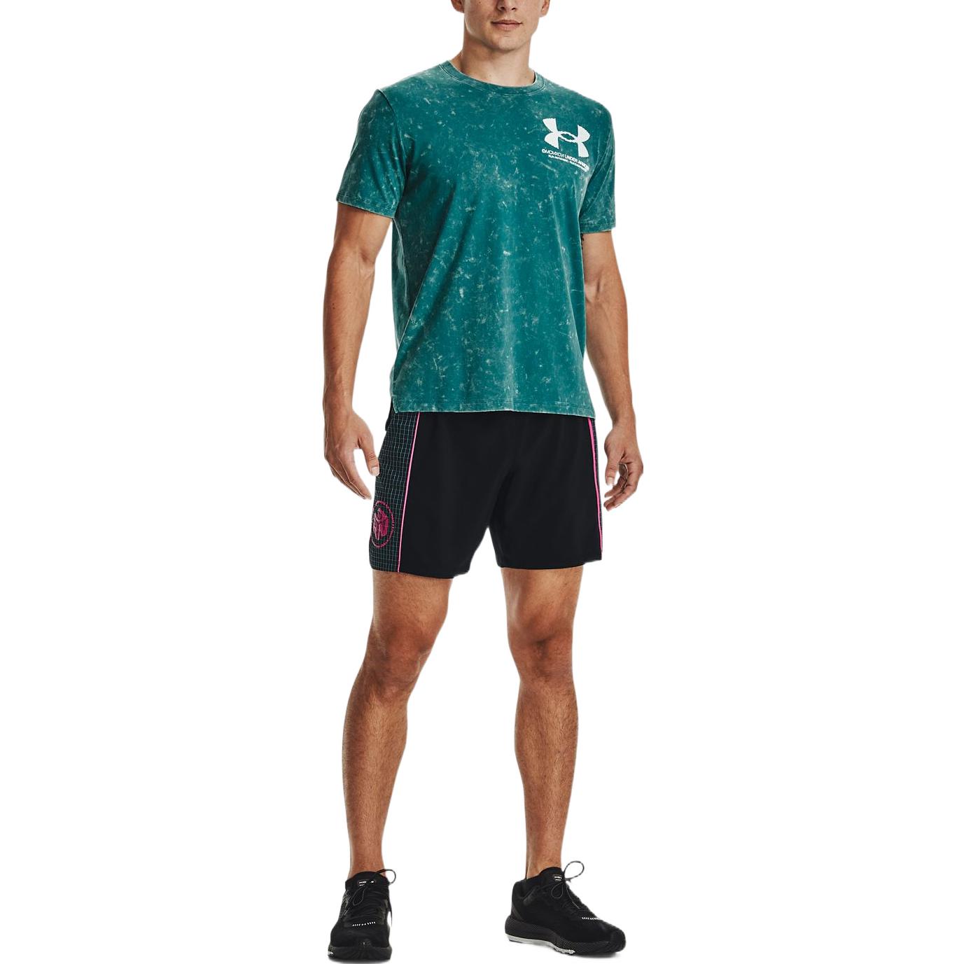 Under Armour Run Anywhere Logo T-shirt 'Teal' 1372590-452
