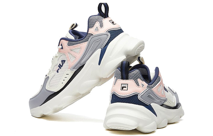 (WMNS) FILA Skipper Sneakers 'Grey Pink White' F12W021108FSA