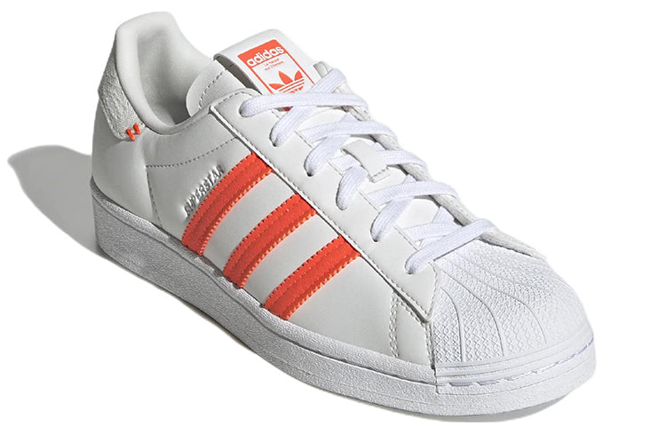 (WMNS) adidas originals Superstar 'White Orange' GZ3451
