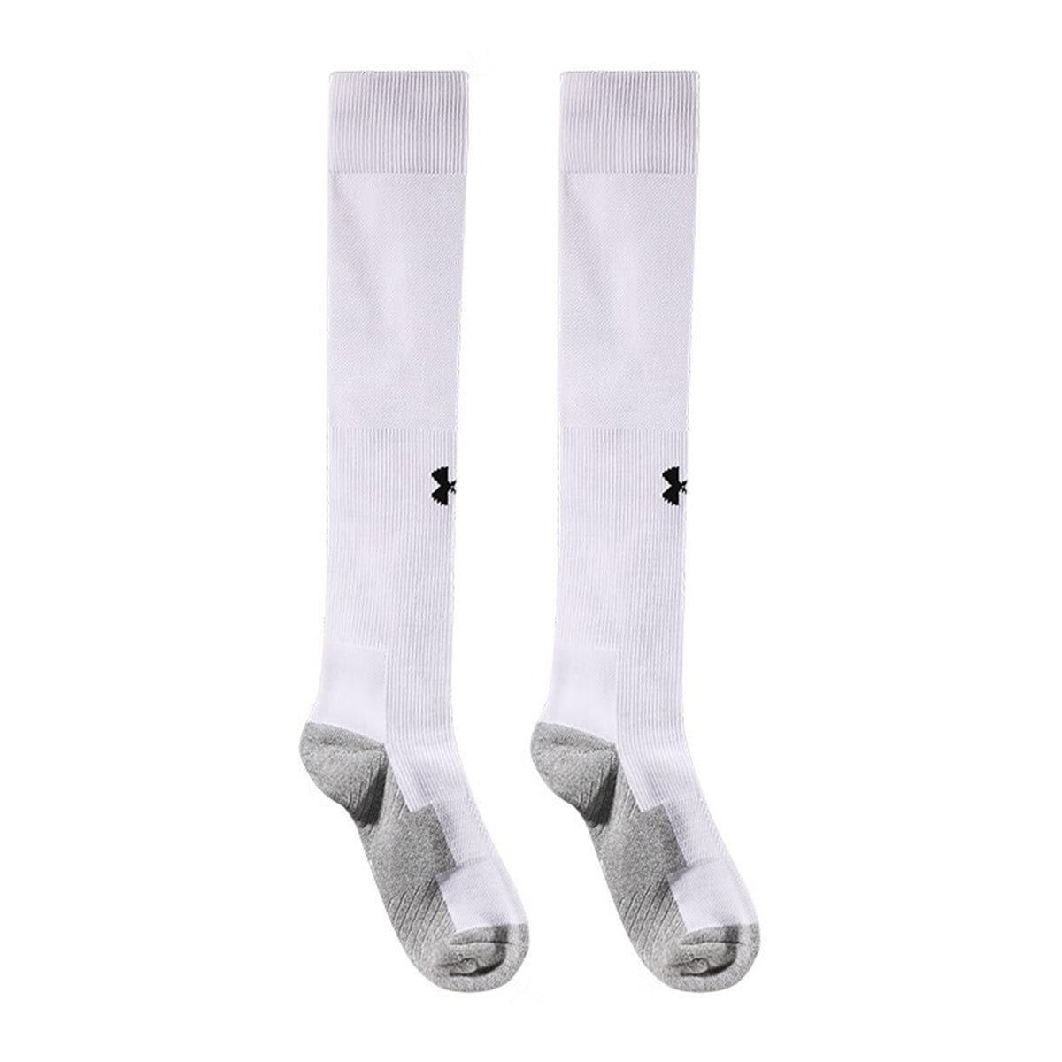 Under Armour Long Soccer Socks 'White Grey Black' 22610201-100