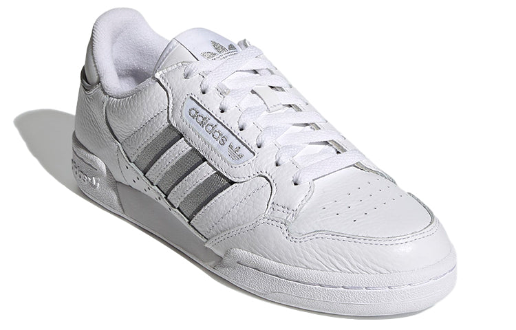 (WMNS) adidas Continental 80 Stripes 'White Silver Metallic' S42626