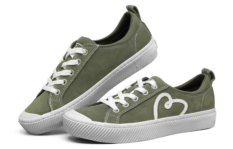 (WMNS) Skechers Bobs B Wild Canvas Shoe Green 113303-OLV