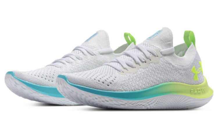 (WMNS) Under Armour FLOW Velociti SE CN 'White Neon Yellow' 3025711-112