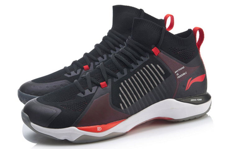 (WMNS) Li-Ning Dagger 2.0 Mid 'Black Red' AYAP011-4