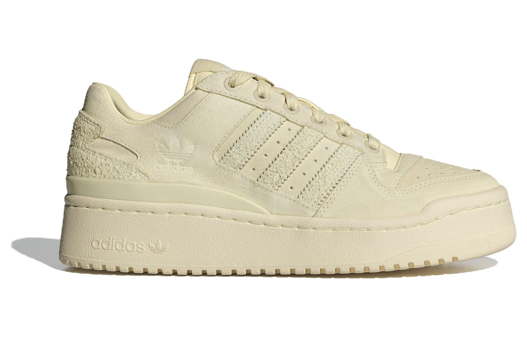 (WMNS) adidas Forum Bold Stripes 'Yellow Beige' ID3154