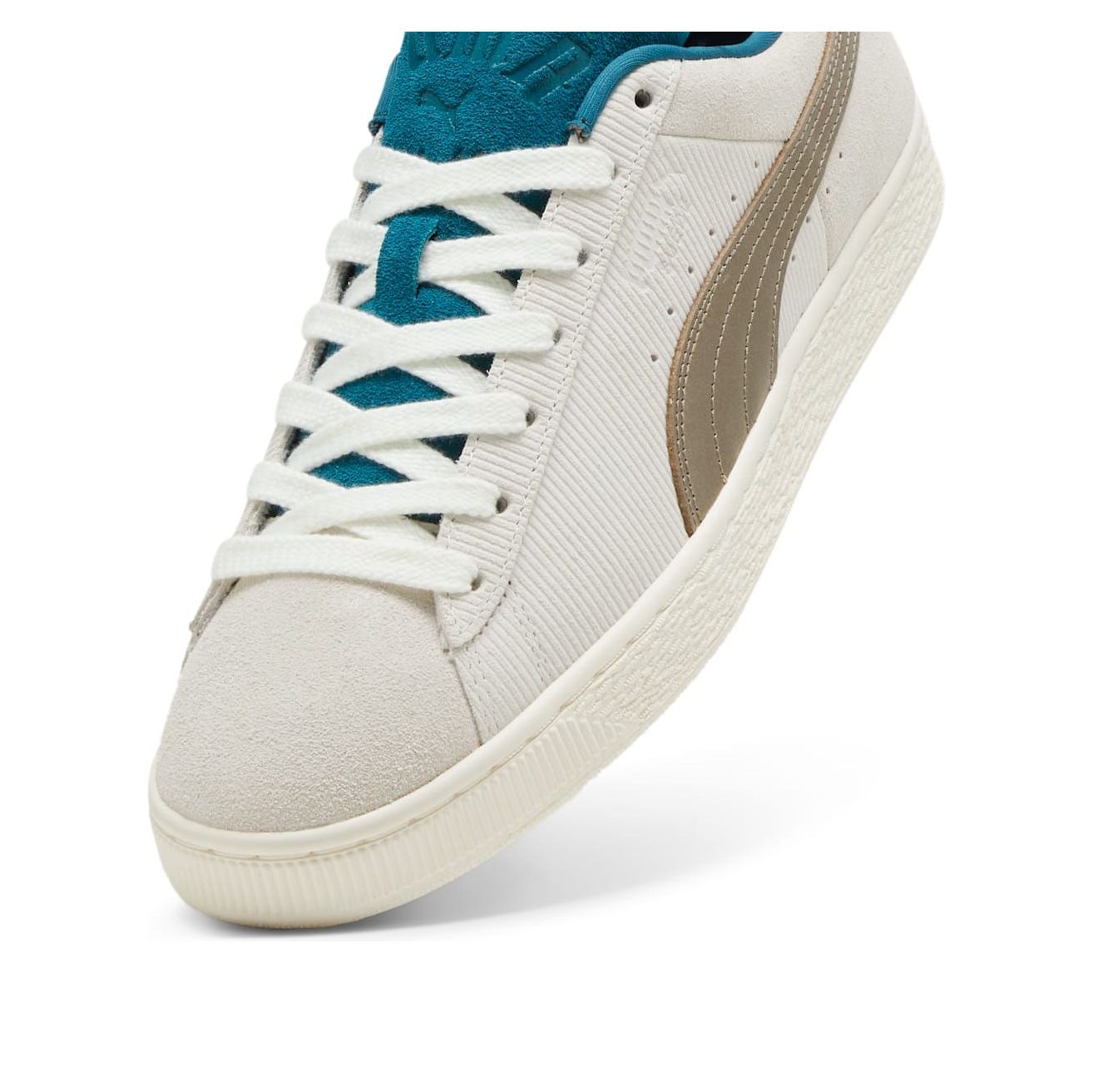 PUMA Play Loud Suede 'Warm White Cold Green' 398190-02