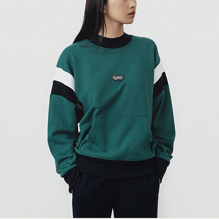(WMNS) Vans pullover sweatshirt 'Green' VN0A4UTIGOS