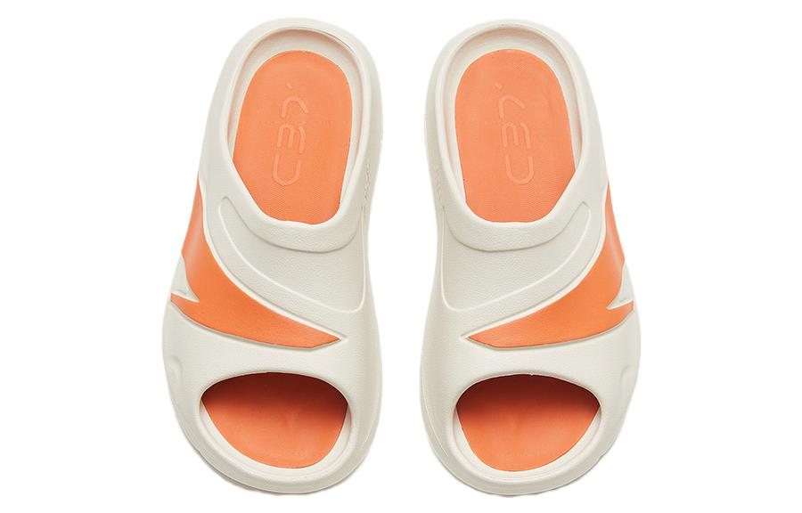 (WMNS) ANTA C37 Slides 'White Orange' 122338511-3