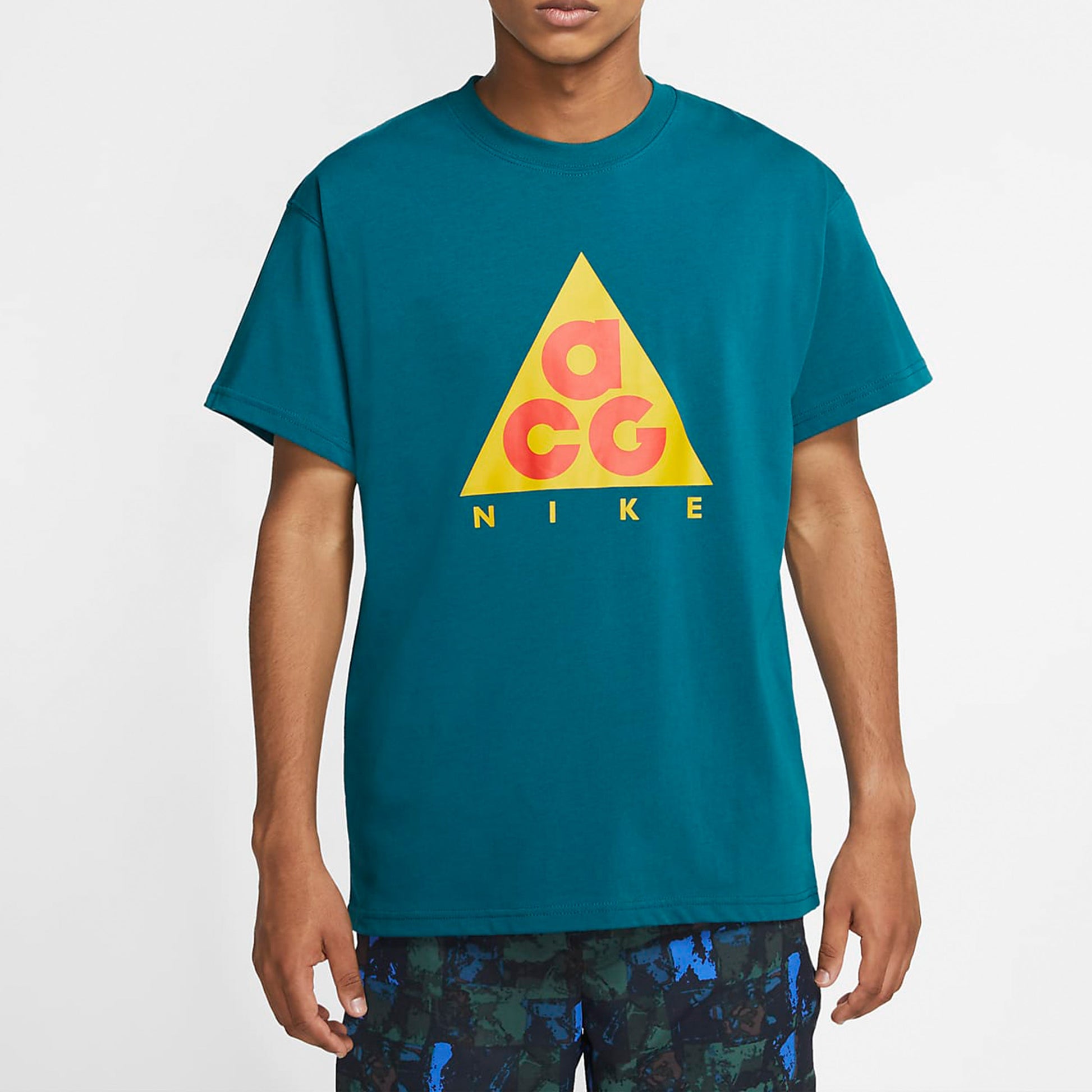 Nike ACG Series Classic Logo Printing Casual Short Sleeve Blue CV1533-381