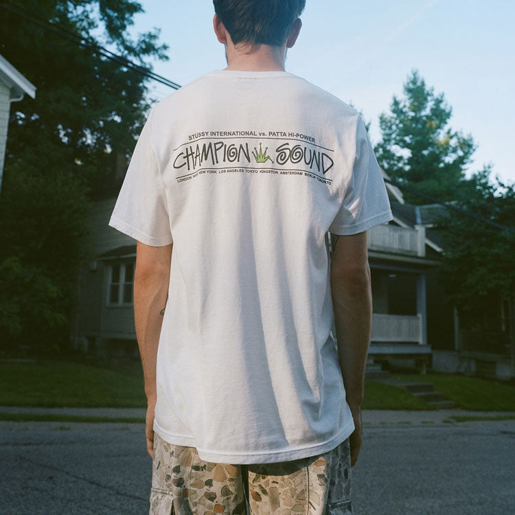 Stussy x Patta Crossover Crown Short Sleeve Unisex White 3903459-WHITE