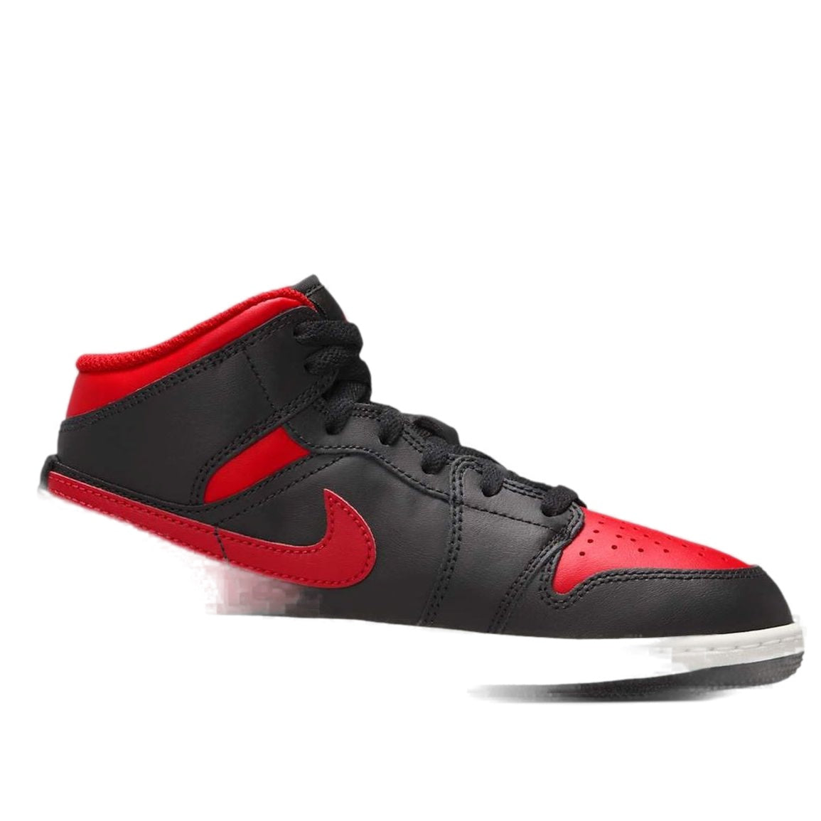 (GS) Air Jordan 1 Mid 'Black Summit White Varsity Red' DQ8423-067
