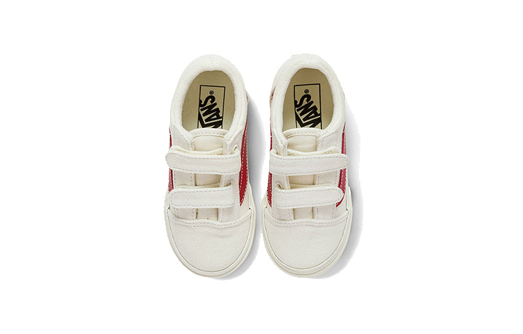 Vans Old Skool V Retro Low Tops Skateboarding Shoes White VN000D3YOXS