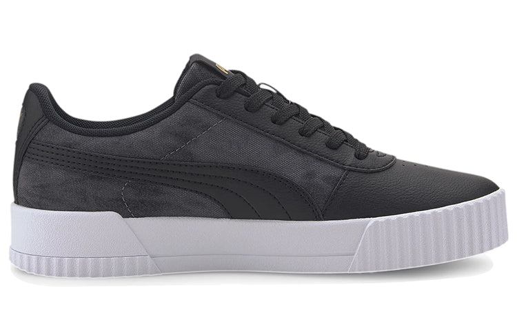 (WMNS) PUMA Carina Tie Dye Sneakers Black 371117-02