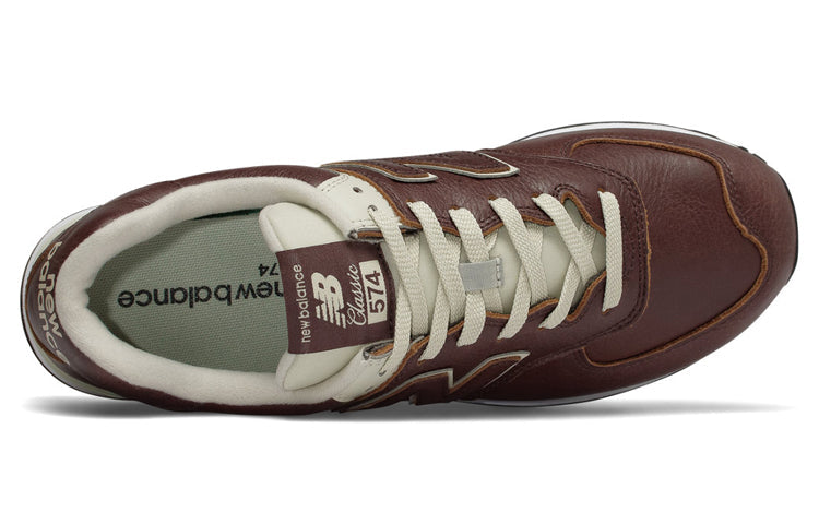 New Balance 574 Leather 'Dark Brown' ML574LPB