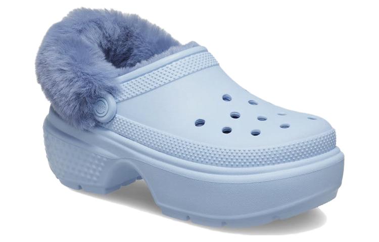 (GS) Crocs Stomp Lined Clog 'Calcite Blue' 208546-4NS