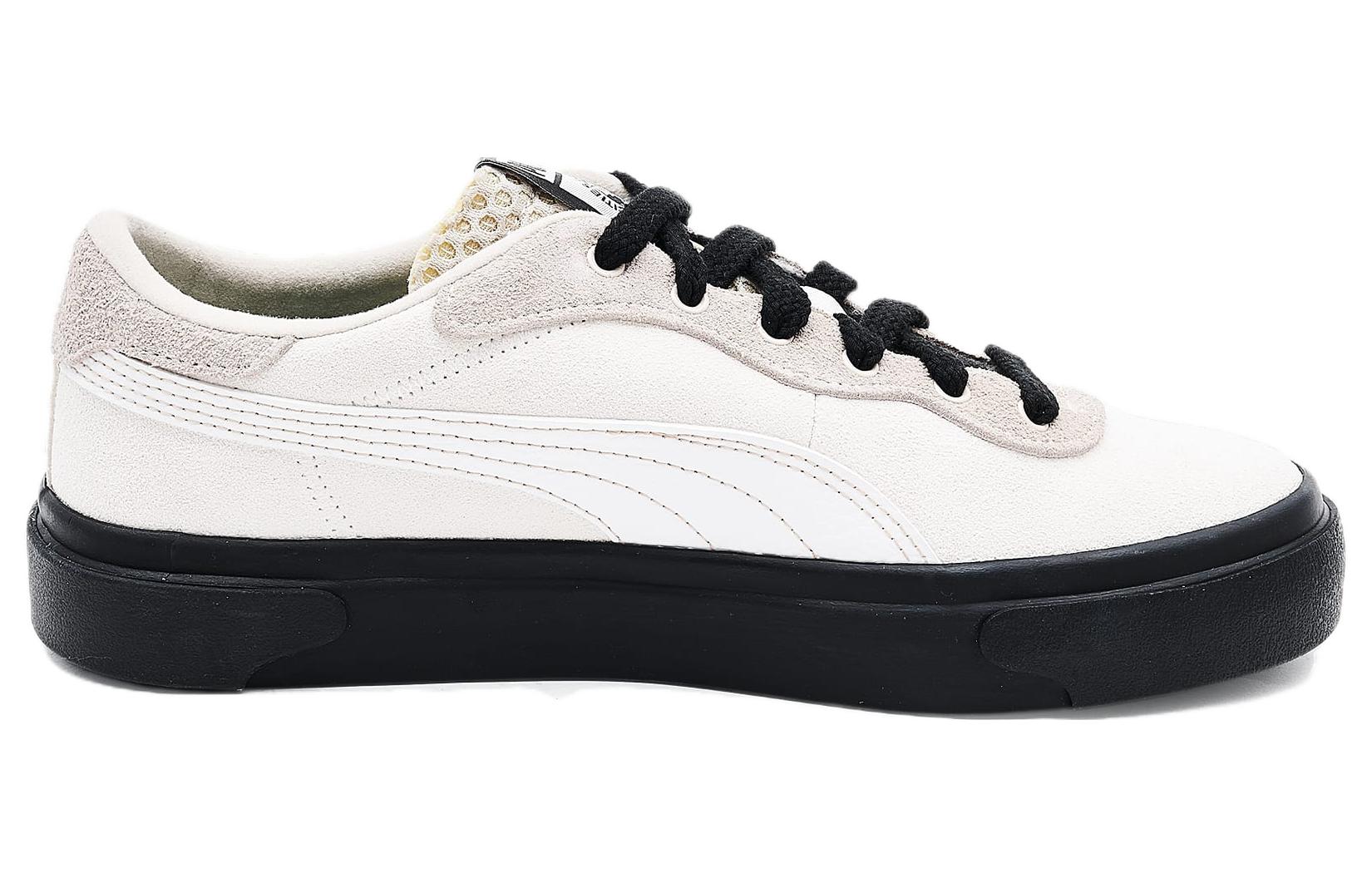 (WMNS) PUMA x LMC Royale Suede Shoes 'White-Sand Dune' 396957-01