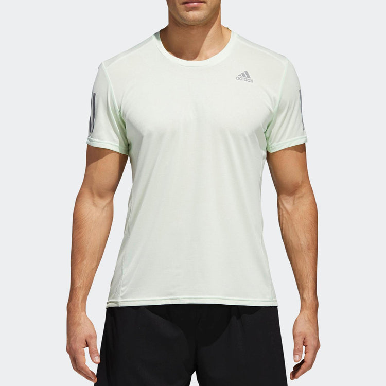 adidas Rs Cooler Ss M Running Sports Short Sleeve Green CE7265