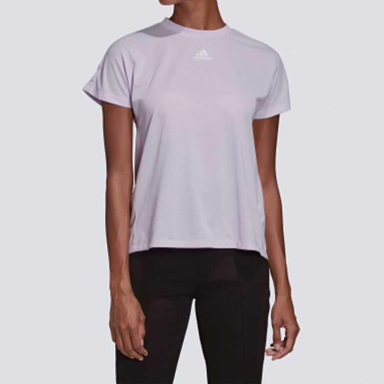 (WMNS) adidas St Tee Sports Stylish Round Neck Short Sleeve White FI6734