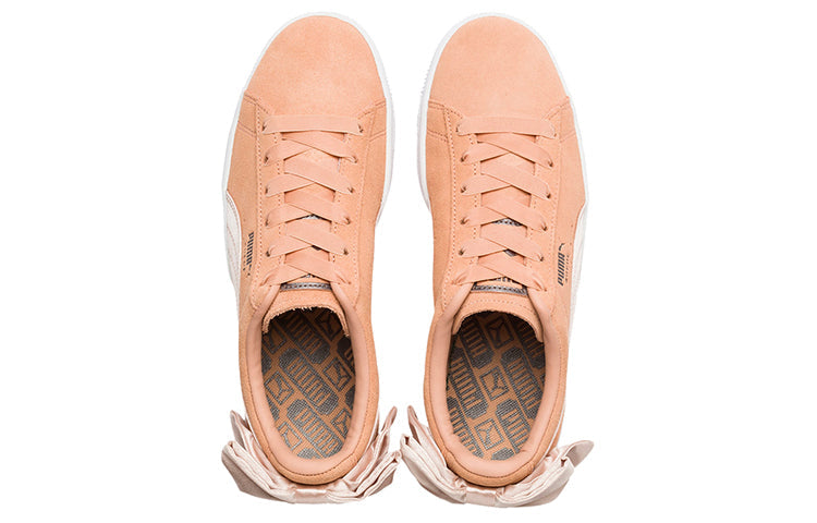 (WMNS) PUMA Basket Platform Trace 'Orange White Pink' 367317-07