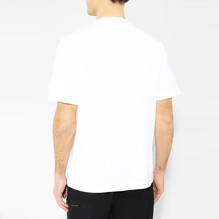 Men's PALM ANGELS Basic Short Sleeve White PMAA001S194130080110