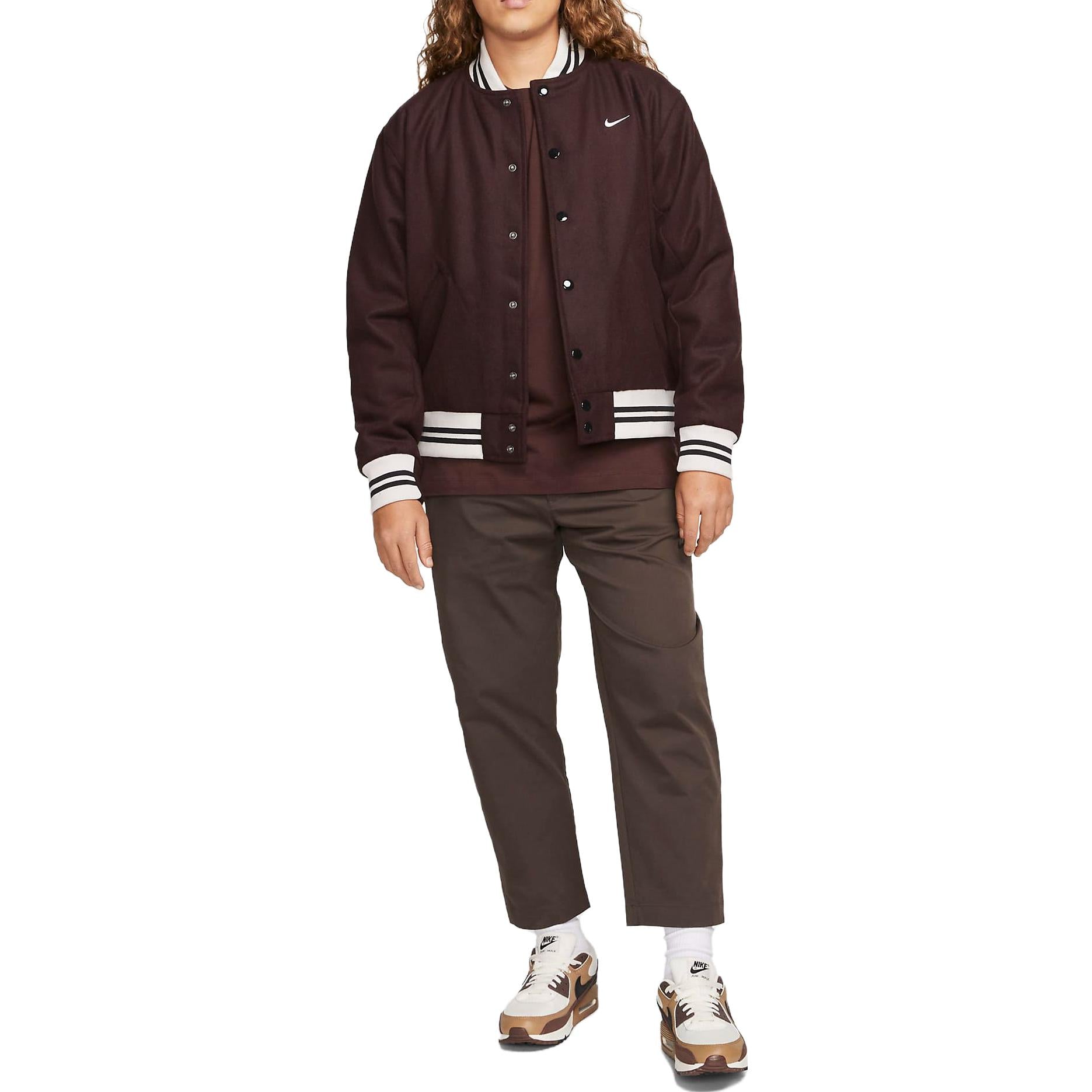 Nike NSW Club Short Sleeve Shirt 'Brown' AR4997-227
