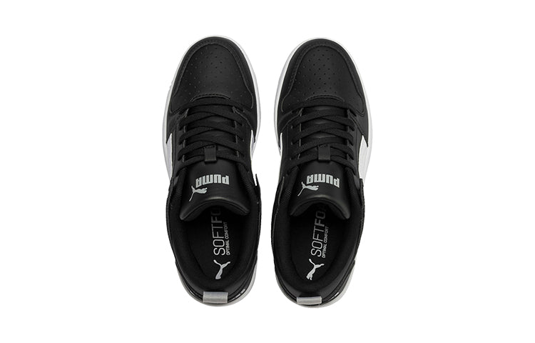 (GS) PUMA Rebound Layup Lo Low Top Black/White 370490-02