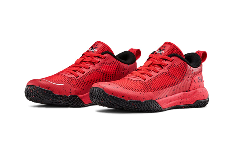 (PS) Under Armour X Level Mainshock AL Splatter 'Black Red' 3022524-600
