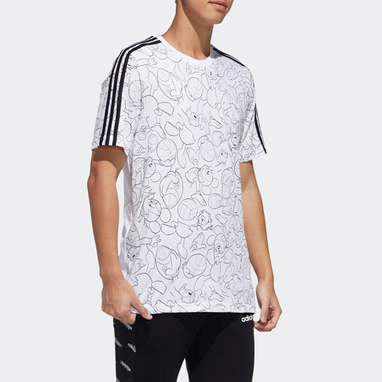 adidas M Dsny Aop T Training Sports White GD5861